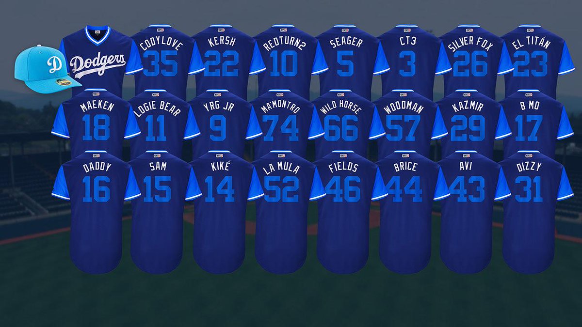 dodgers players weekend 2018