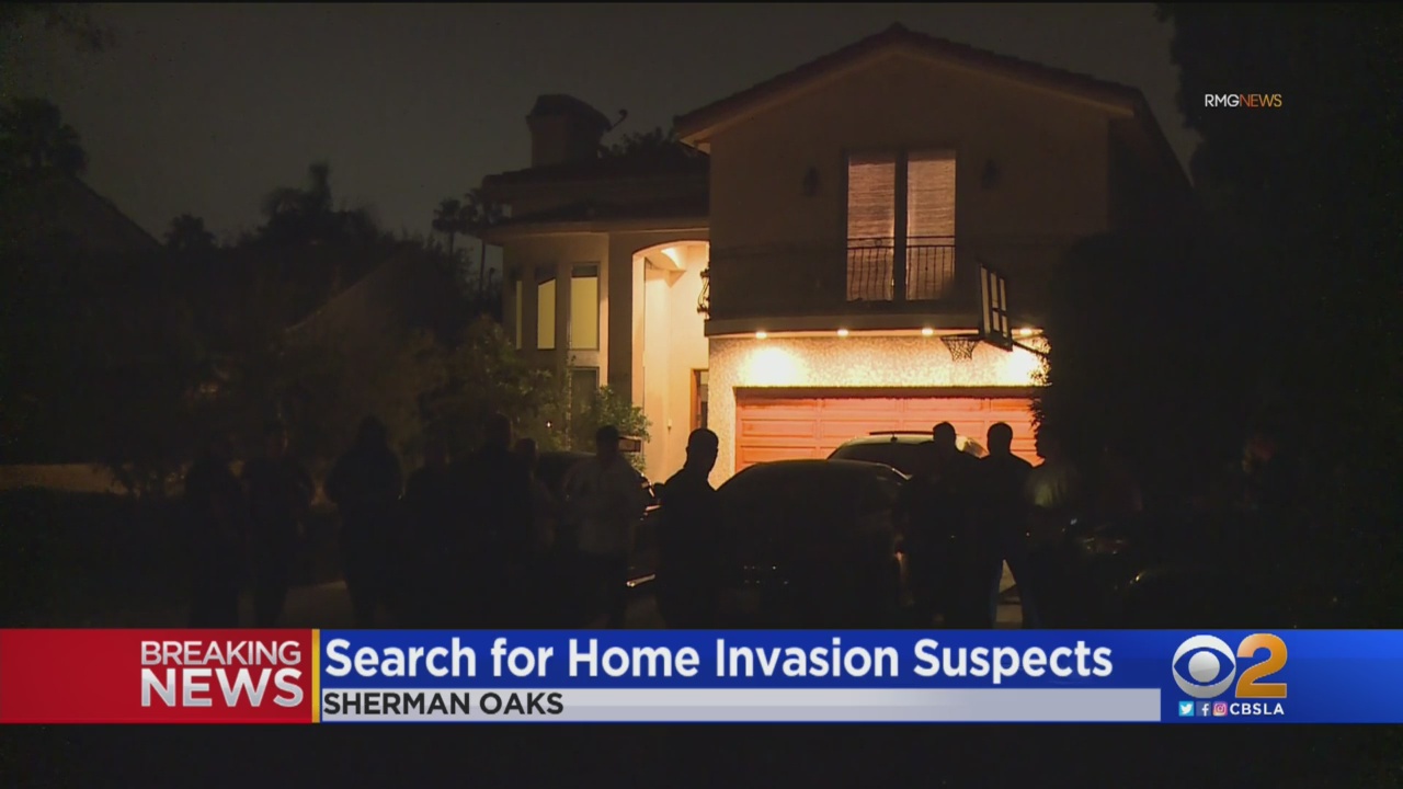 Police Search For Suspects Following Violent Sherman Oaks Home Invasion