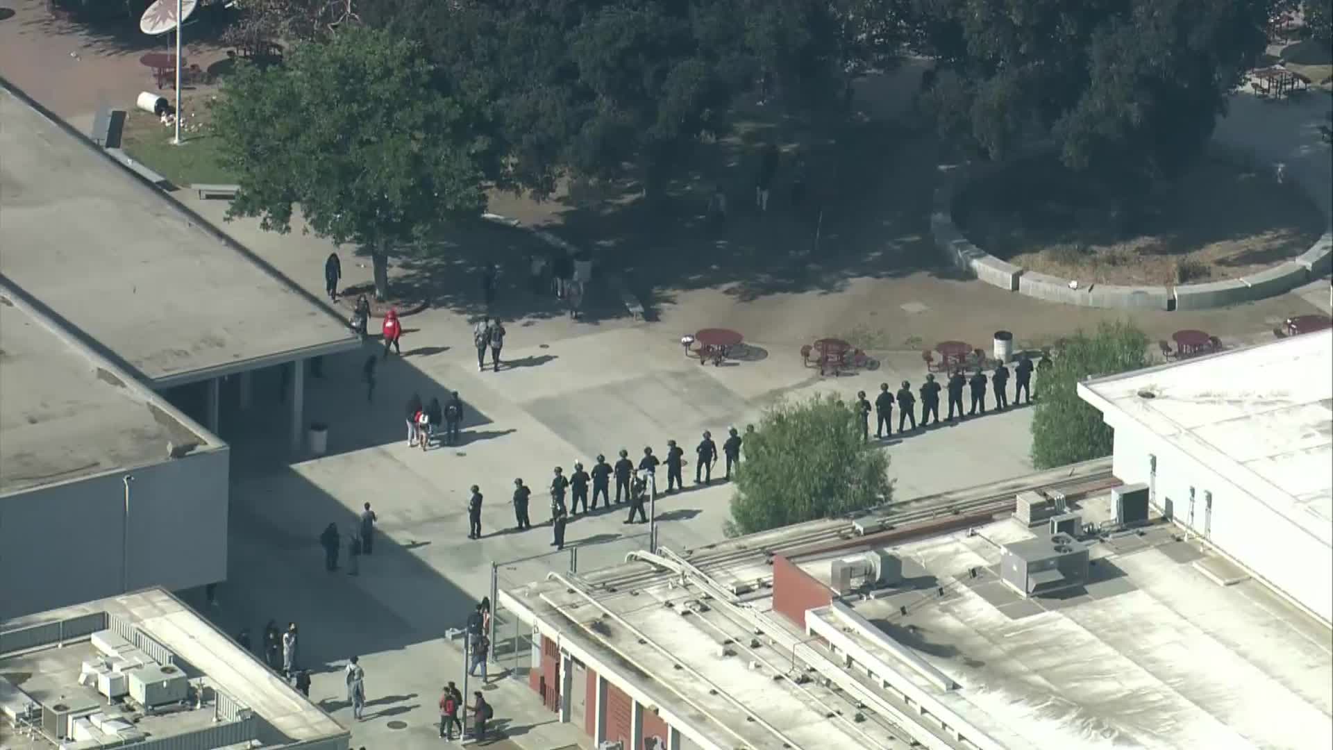 LAPD Sent To South LA High School After Multiple Fights Reported On Campus