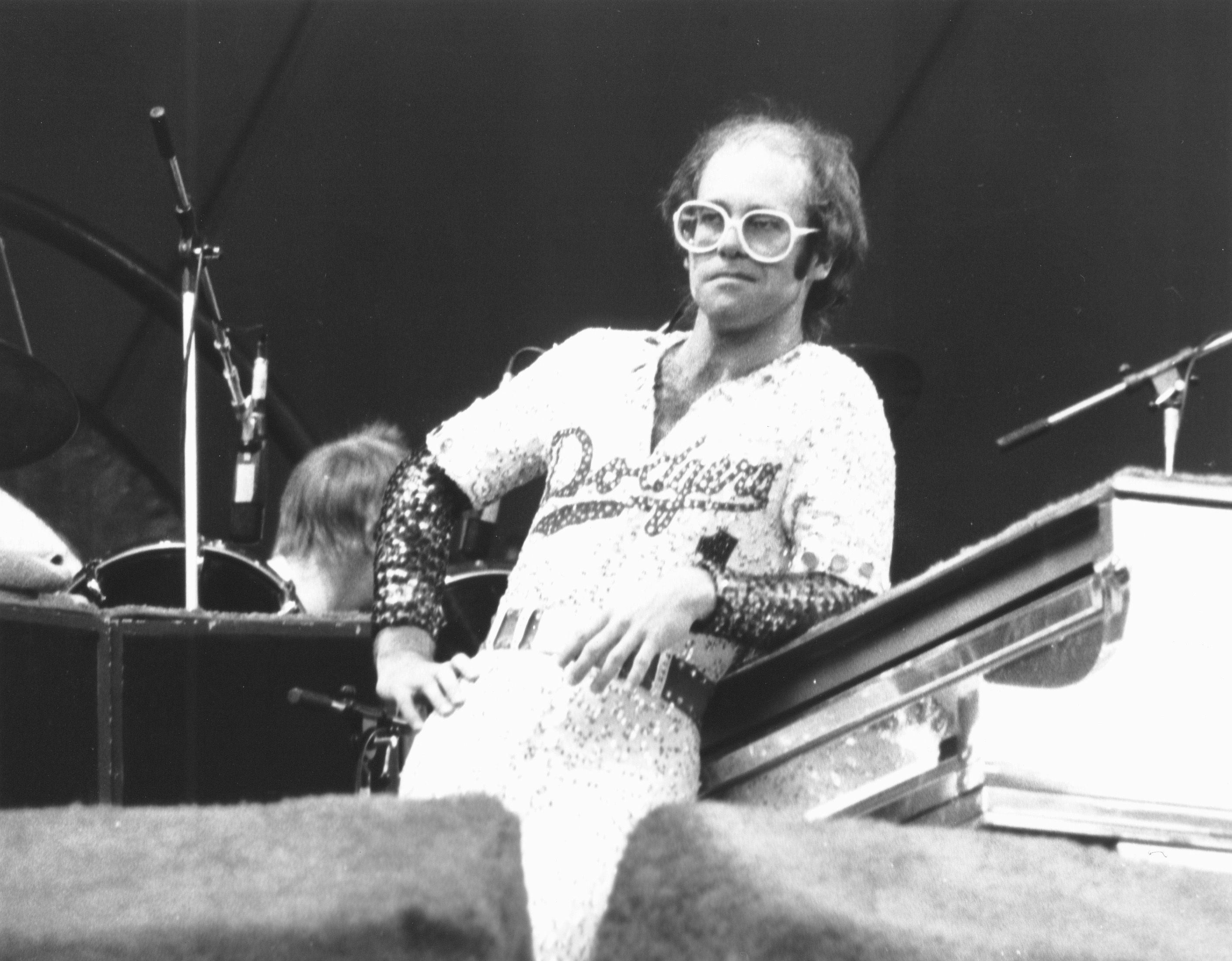 Elton John dodger stadium