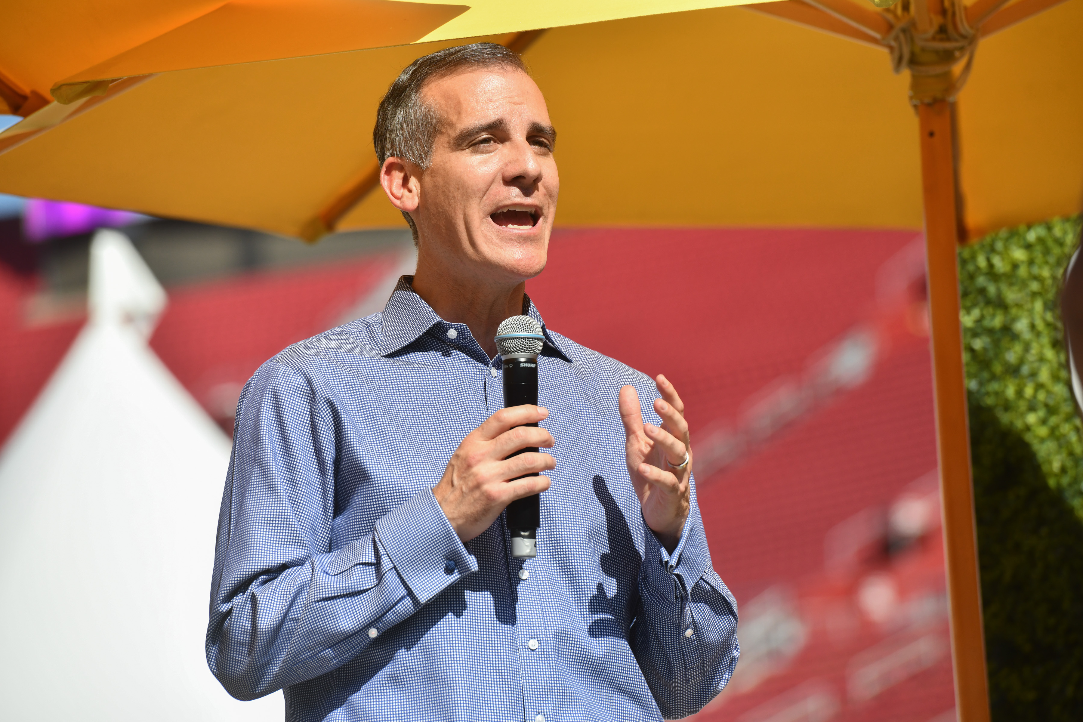 Mayor Eric Garcetti Urges Booster Shots For Anyone Over 18 In Los Angeles
