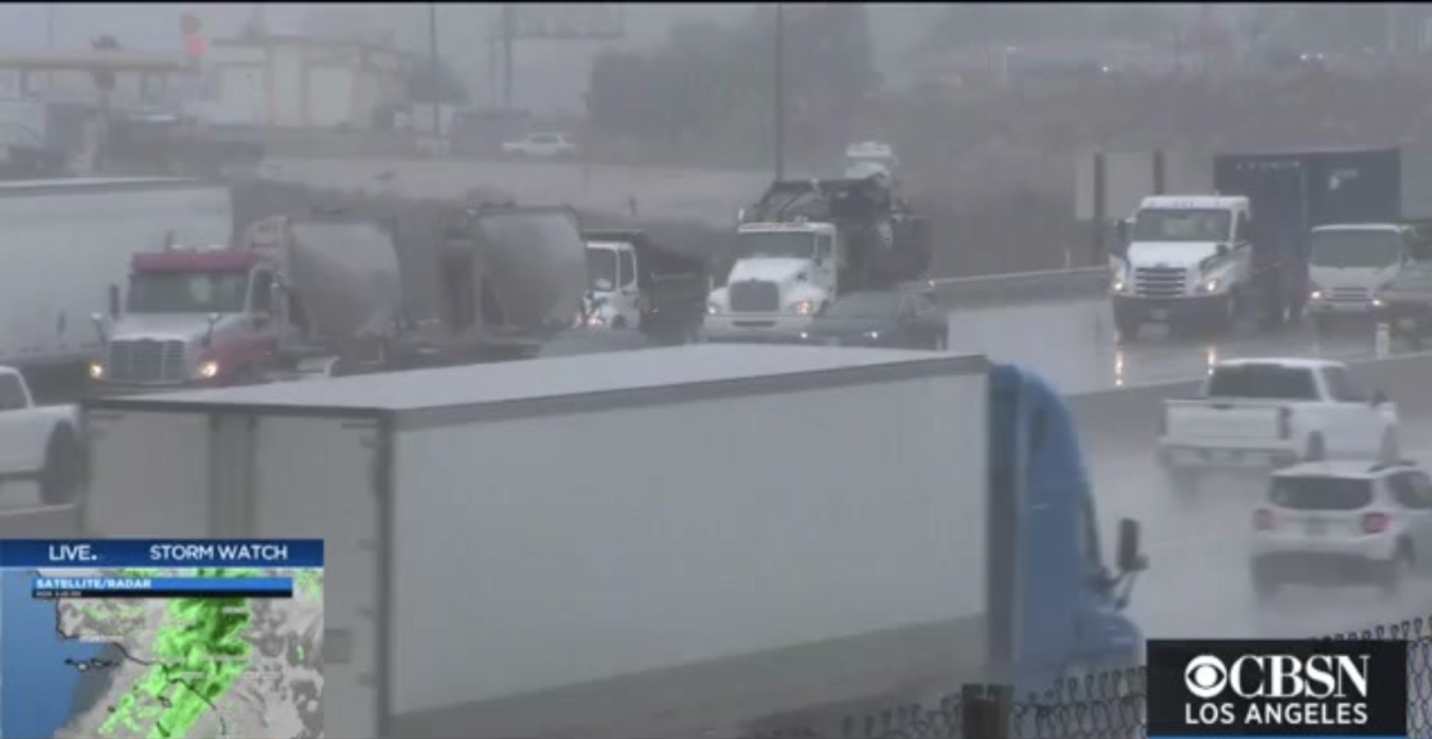 Inland Empire Commuters Dealing With Wet And Dangerous Road Conditions