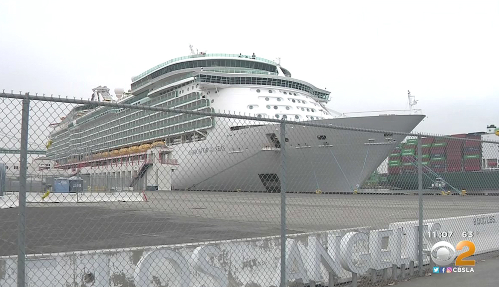 Royal Caribbean’s Navigator Of The Seas First Of A Flotilla Of Cruise Ships Returning To Port Of Los Angeles