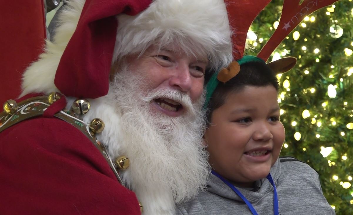 ‘My Wish Came True’: Boy Fighting Leukemia Enjoys Hamburger Dinner With Santa In ‘North Pole’