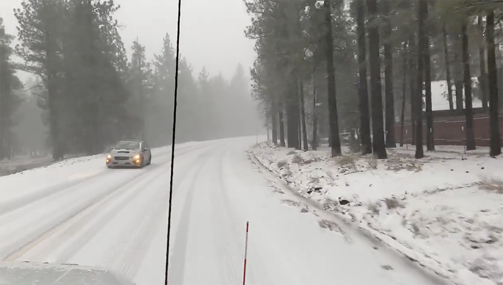 State Route 38 To Big Bear Reopens Following Temporary Closure Due To Heavy Snow